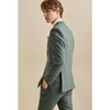 Tiavllya Tiavllya Fashion Men's 3 Pieces Flat Peak Lapel Tuxedos For Party (Blazer+vest+Pants)