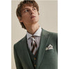 Tiavllya Tiavllya Fashion Men's 3 Pieces Flat Peak Lapel Tuxedos For Party (Blazer+vest+Pants)