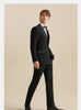 Tiavllya Tiavllya Fashion Men's 3 Pieces Flat Peak Lapel Tuxedos For Party (Blazer+vest+Pants)