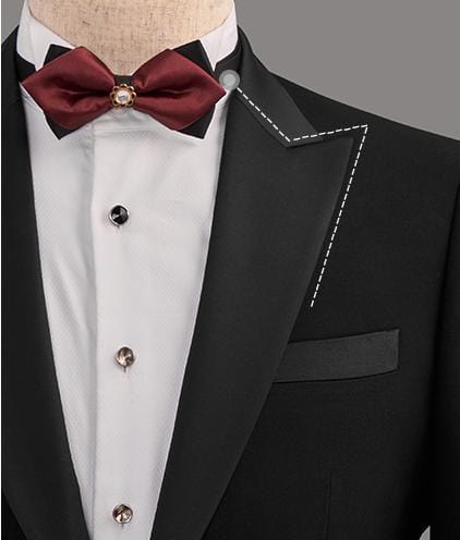 Tiavllya Tiavllya Fashion Men's 3 Pieces Flat Peak Lapel Tuxedos For Party (Blazer+vest+Pants)
