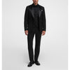 Tiavllya Tiavllya Fashion Men's 3 Pieces Flat Peak Lapel Tuxedos For Party (Blazer+vest+Pants)
