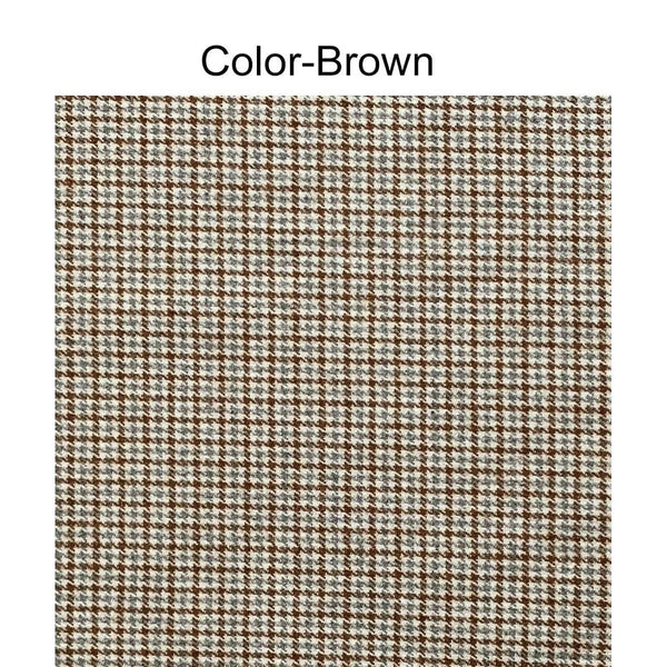 Tiavllya Tiavllya Fashion Men's 3 Pieces Houndstooth Notch Lapel Tuxedos (Blazer+vest+Pants)