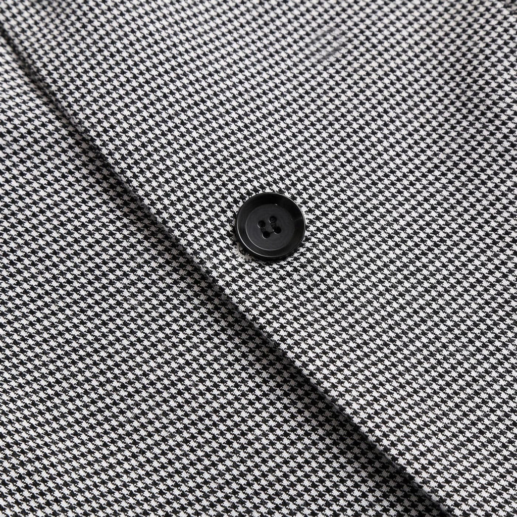 Tiavllya Tiavllya Fashion Men's 3 Pieces Houndstooth Notch Lapel Tuxedos (Blazer+vest+Pants)