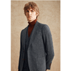 Tiavllya Tiavllya Fashion Men's 3 Pieces Houndstooth Peak Lapel Tuxedos (Blazer+vest+Pants)