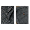 Tiavllya Tiavllya Fashion Men's 3 Pieces Houndstooth Peak Lapel Tuxedos (Blazer+vest+Pants)