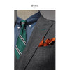 Tiavllya Tiavllya Fashion Men's 3 Pieces Houndstooth Peak Lapel Tuxedos (Blazer+vest+Pants)