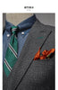 Tiavllya Tiavllya Fashion Men's 3 Pieces Houndstooth Peak Lapel Tuxedos (Blazer+vest+Pants)