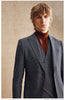 Tiavllya Tiavllya Fashion Men's 3 Pieces Houndstooth Peak Lapel Tuxedos (Blazer+vest+Pants)