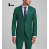 Tiavllya Tiavllya Fashion Men's 3 Pieces Slim Fit Striped Notch Lapel Tuxedos (Blazer+Pants)