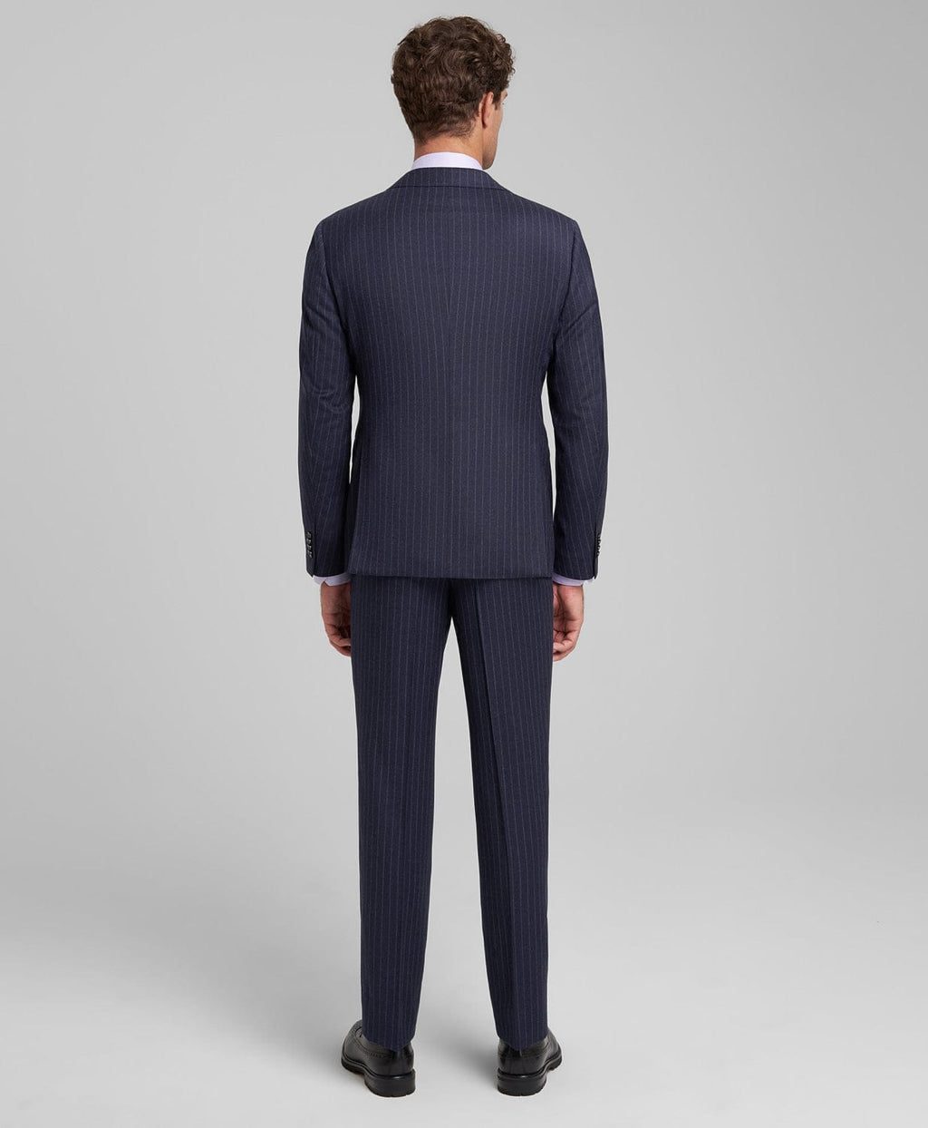 Tiavllya Tiavllya Fashion Men's 3 Pieces Slim Fit Striped Notch Lapel Tuxedos (Blazer+Pants)