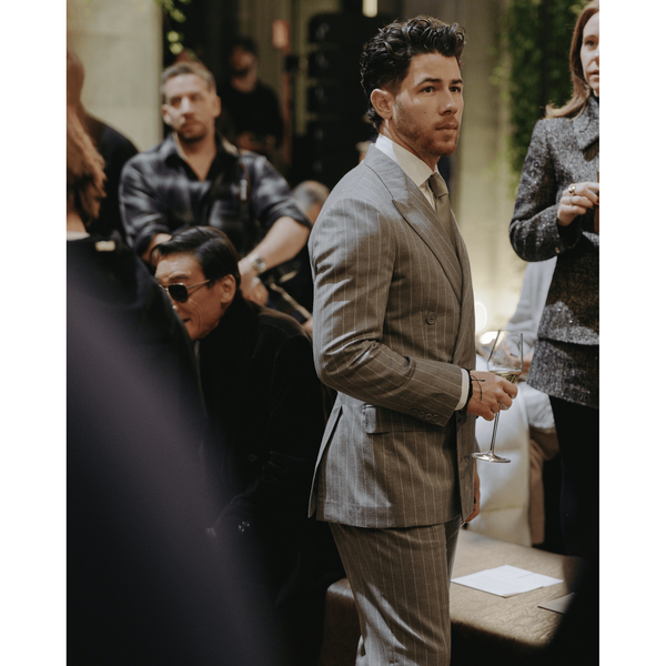 Tiavllya Tiavllya Fashion Men's 3 Pieces Slim Fit Striped Peak Lapel Tuxedos (Blazer+Pants)