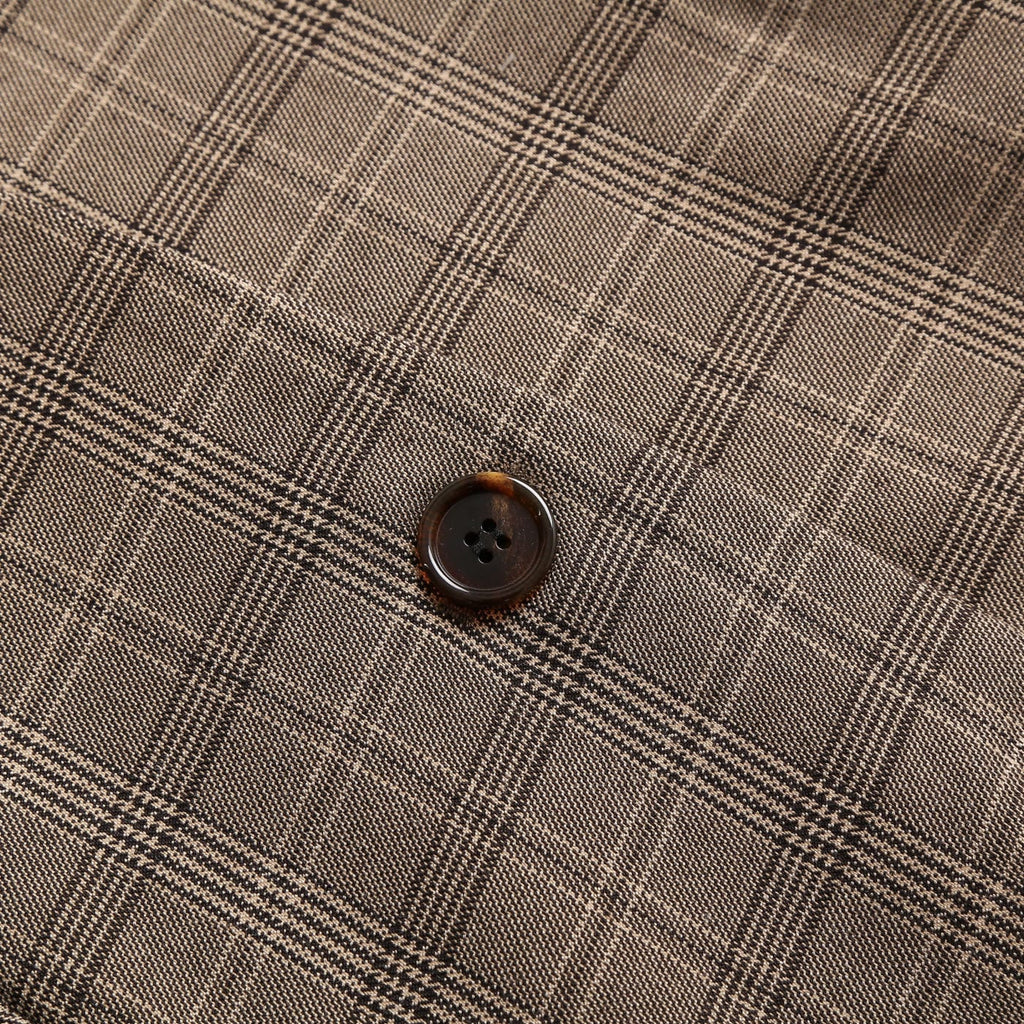 Tiavllya Tiavllya Fashion Men's 3 Pieces Tweed Plaid Notch Lapel Suit (Blazer+vest+Pants)