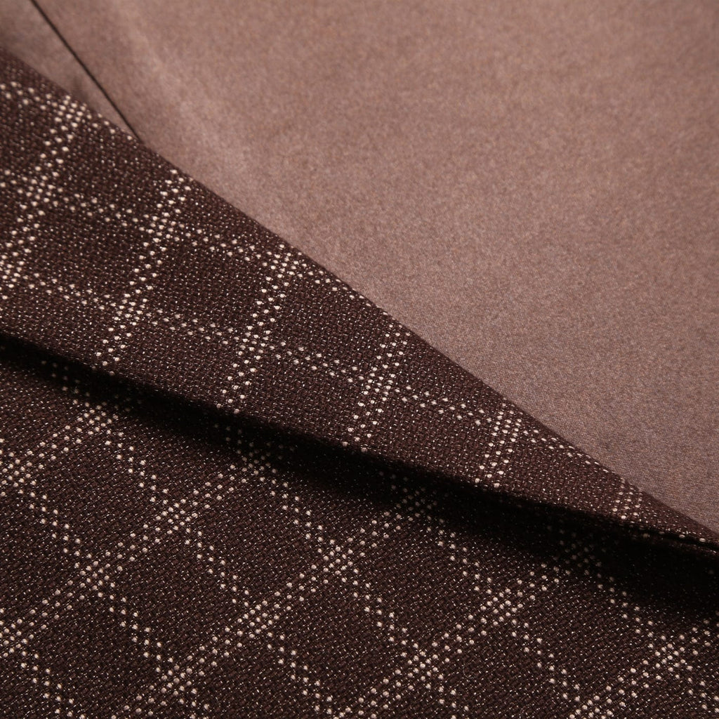 Tiavllya Tiavllya Fashion Men's 3 Pieces Tweed Plaid Notch Lapel Suit (Blazer+vest+Pants)