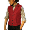 Tiavllya Tiavllya Fashion Men's Classic Tweed Herringbone Notch Lapel Waistcoat