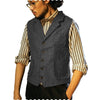 Tiavllya Tiavllya Fashion Men's Classic Tweed Herringbone Notch Lapel Waistcoat