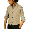 Tiavllya Tiavllya Fashion Men's Classic Tweed Herringbone Notch Lapel Waistcoat