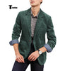 Tiavllya Tiavllya Fashion Men's Corduroy Suit Retro Slim Fit Notch Lapel Sports Jacket