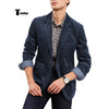Tiavllya Tiavllya Fashion Men's Corduroy Suit Retro Slim Fit Notch Lapel Sports Jacket