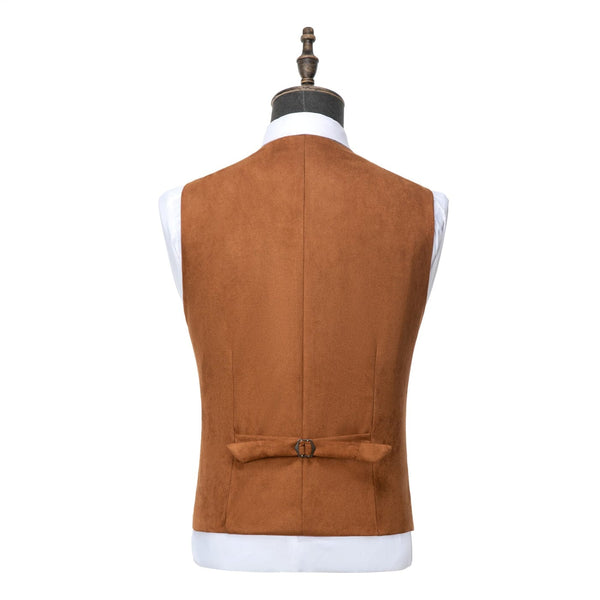 Tiavllya Tiavllya Fashion Men's Fashion Suede V Neck Waistcoat Denim Vest