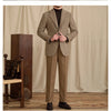 Tiavllya Tiavllya Fashion Men's Flat Plaid Notch Lapel Blazer