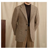 Tiavllya Tiavllya Fashion Men's Flat Plaid Notch Lapel Blazer
