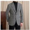 Tiavllya Tiavllya Fashion Men's Flat Plaid Notch Lapel Blazer