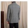 Tiavllya Tiavllya Fashion Men's Flat Plaid Notch Lapel Blazer
