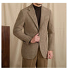 Tiavllya Tiavllya Fashion Men's Flat Plaid Notch Lapel Blazer