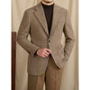 Tiavllya Tiavllya Fashion Men's Flat Plaid Notch Lapel Blazer