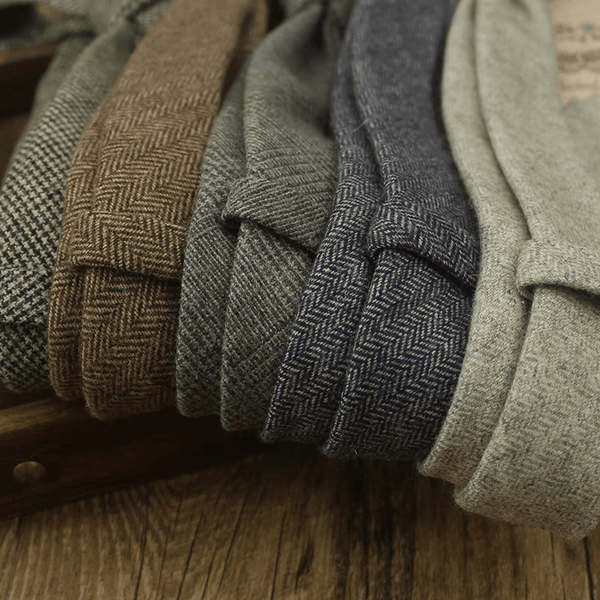 Tiavllya Tiavllya Fashion Men's Modern Fit Herringbone Tie Set