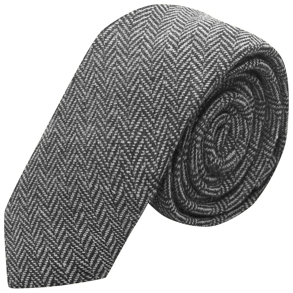 Tiavllya Tiavllya Fashion Men's Modern Fit Herringbone Tie Set