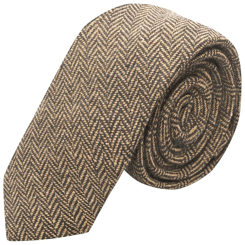 Tiavllya Tiavllya Fashion Men's Modern Fit Herringbone Tie Set