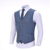 Tiavllya Tiavllya Fashion Men's Printed Polka Dots Vest V-neck Waistcoat