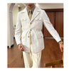 Tiavllya Tiavllya Fashion Men's Retro Slim Fit Notch Lapel Flat Suit Multi-Pocket Casual Jacket