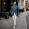 Tiavllya Tiavllya Fashion Men's Retro Slim Fit Notch Lapel Flat Suit Multi-Pocket Casual Jacket