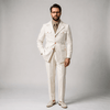 Tiavllya Tiavllya Fashion Men's Retro Slim Fit Notch Lapel Flat Suit Multi-Pocket Casual Jacket