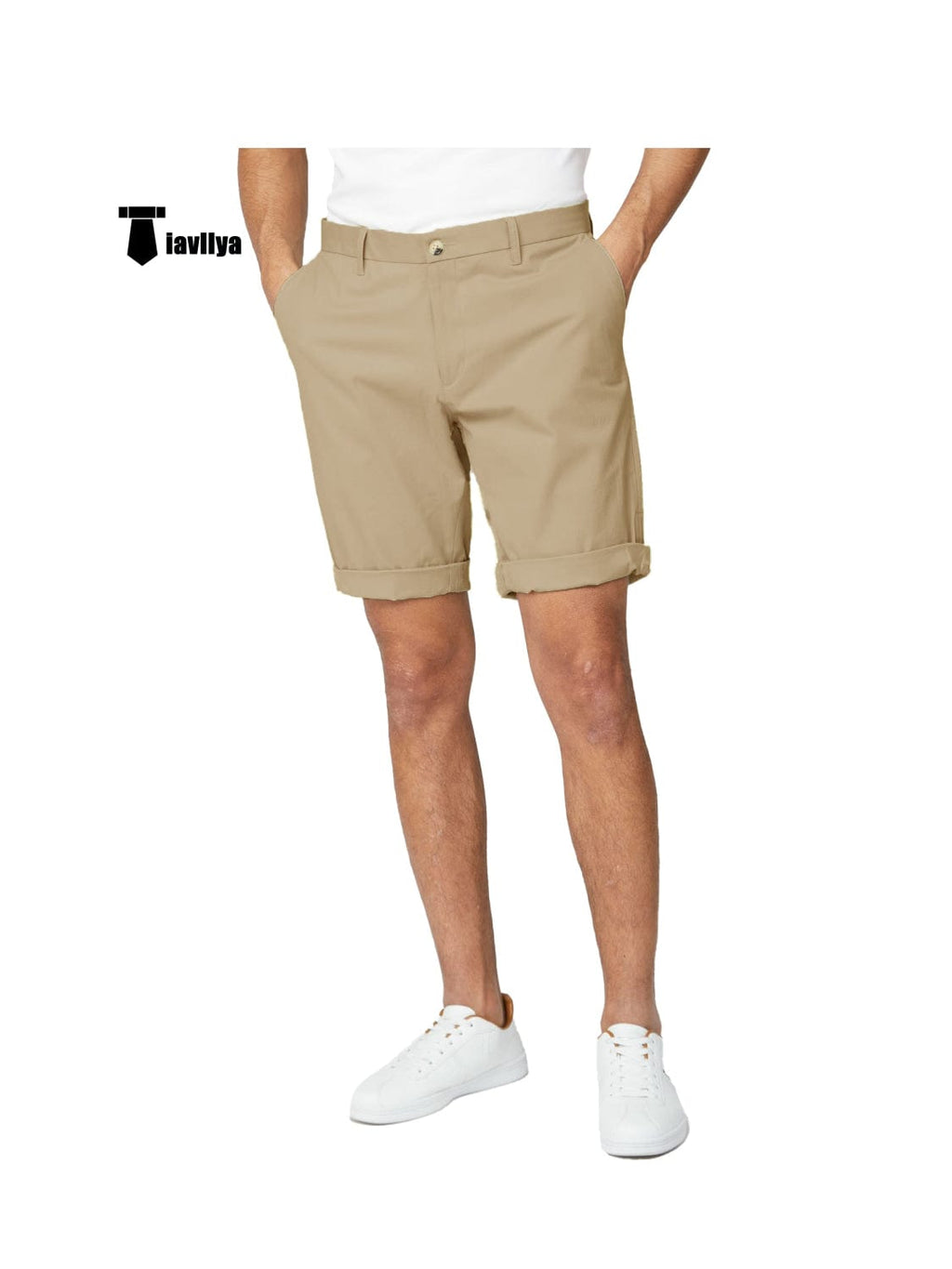 Tiavllya Tiavllya Fashion Men's Short Pants Flat For Beach Wedding