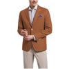 Tiavllya Tiavllya Fashion Men's Slim Fit Notch Lapel Flat Blazer