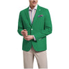 Tiavllya Tiavllya Fashion Men's Slim Fit Notch Lapel Flat Blazer