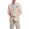 Tiavllya Tiavllya Fashion Men's Slim Fit Notch Lapel Flat Blazer
