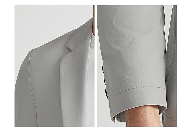 Tiavllya Tiavllya Fashion Men's Slim Fit Notch Lapel Flat Blazer For wedding