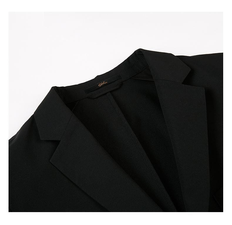 Tiavllya Tiavllya Fashion Men's Slim Fit Notch Lapel Flat Blazer For wedding