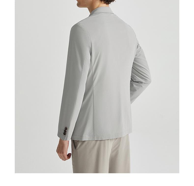 Tiavllya Tiavllya Fashion Men's Slim Fit Notch Lapel Flat Blazer For wedding