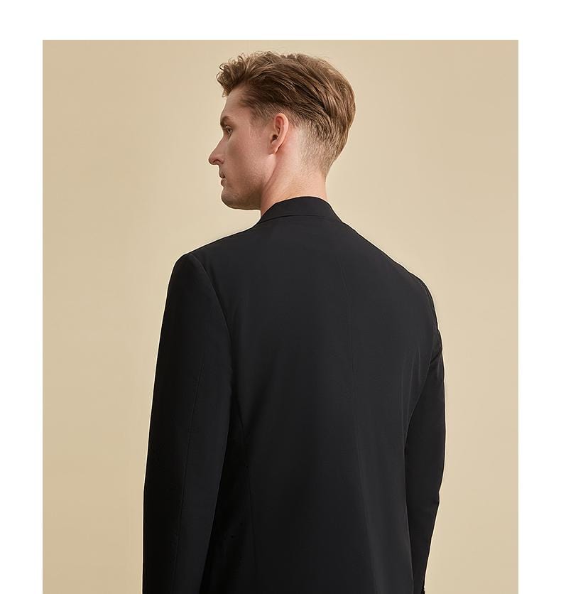 Tiavllya Tiavllya Fashion Men's Slim Fit Notch Lapel Flat Blazer For wedding