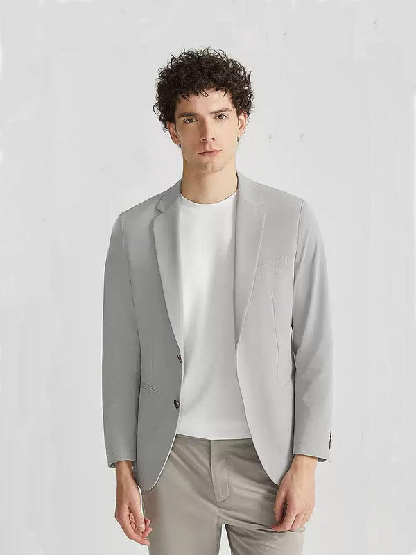 Tiavllya Tiavllya Fashion Men's Slim Fit Notch Lapel Flat Blazer For wedding