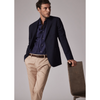 Tiavllya Tiavllya Fashion Men's Slim Fit Notch Lapel Flat Blazer For wedding