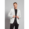 Tiavllya Tiavllya Fashion Men's Slim Fit Notch Lapel Flat Blazer For wedding