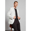 Tiavllya Tiavllya Fashion Men's Slim Fit Notch Lapel Flat Blazer For wedding