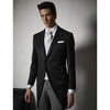 Tiavllya Tiavllya Fashion Men's Slim Fit Peak Lapel Long Tuxedo Blazer For wedding