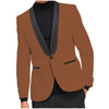 Tiavllya Tiavllya Fashion Men's Slim Fit Shawl Lapel Flat Blazer